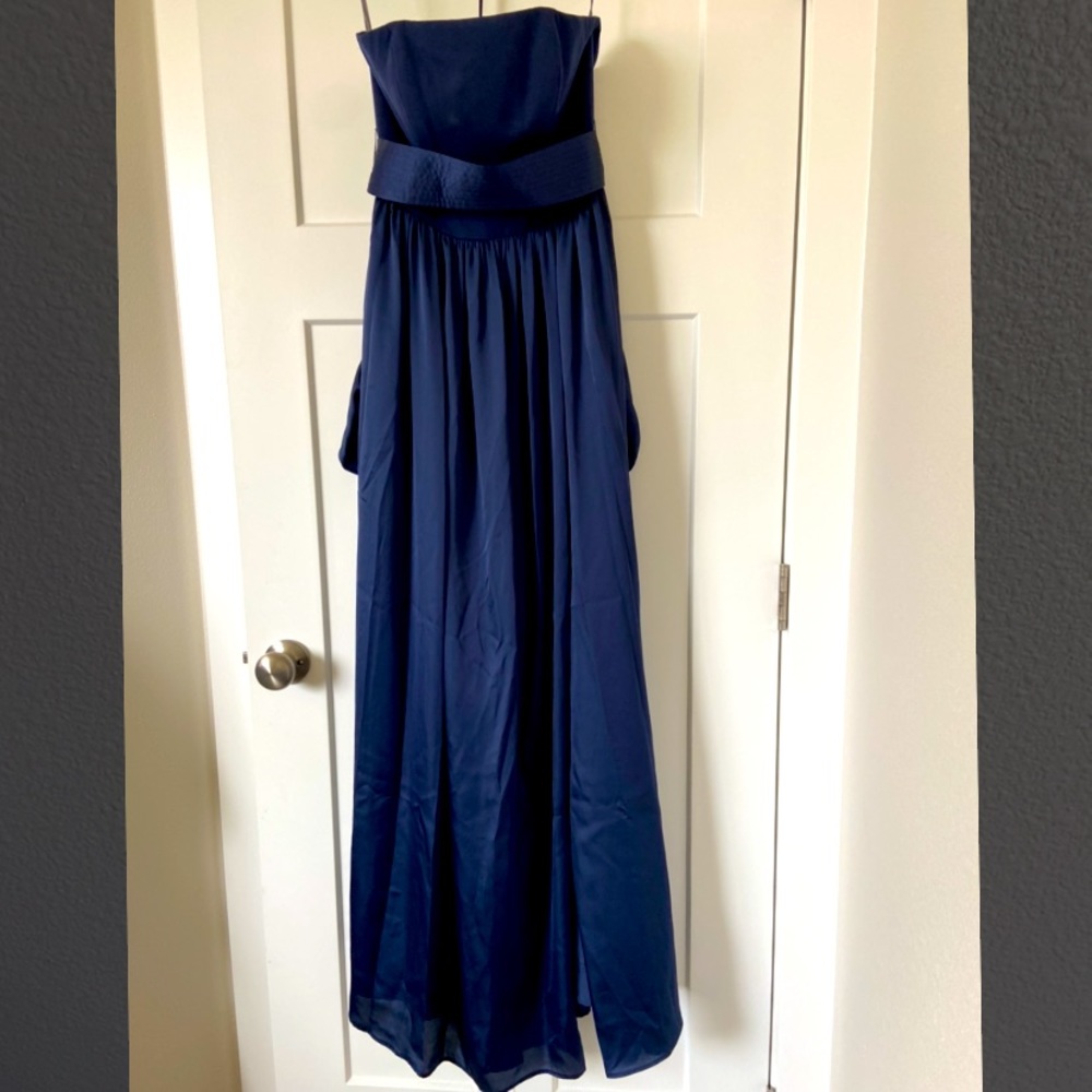 LONG STRAPLESS BRIDESMAID DRESS BELT - Size 2